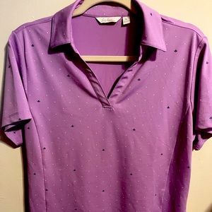 Lady Hagen shirt sleeve golf shirt.